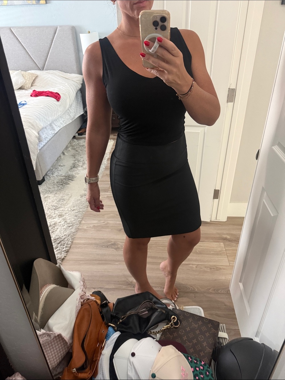 Express Black pencil skirt